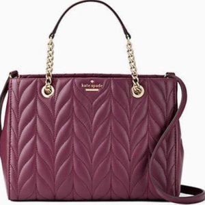 Kate Spade Plum Briar Lane Quilted Satchel